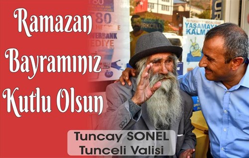Vali Sonel`den Ramazan Bayramı Mesajı
